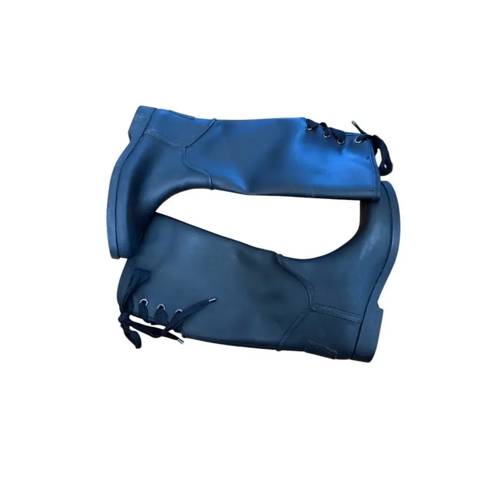 Coach Tristee Matte Black Tall Rain Boots - Picture 7 of 10